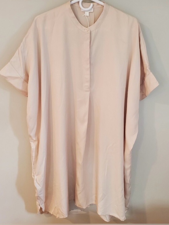 COS Tops - COS Oversized Tunic Dress Twill Lyocell Ivory